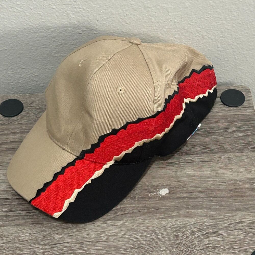 Nissin Men's Hat One Size Multicolor Cap Adjustable Red Black